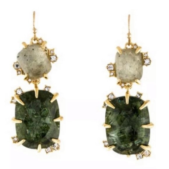 Alexis Bittar Elements Double Drop Earrings NEW - Picture 11 of 12